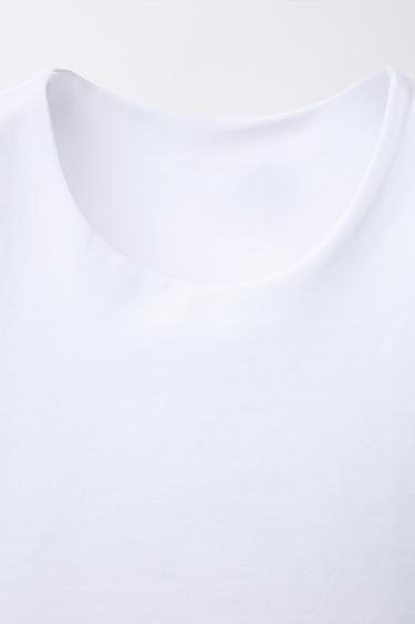 STRAPPY CROP TOP - White by Zara - Image 2