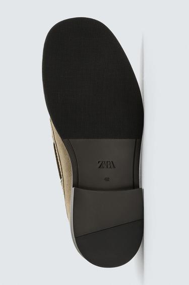 LEATHER SMART DECK SHOES - Beige by Zara - Image 6