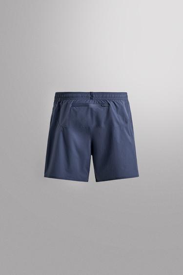 LIGHTWEIGHT RUNNING SHORTS 5" - Mid-blue by Zara - Image 9