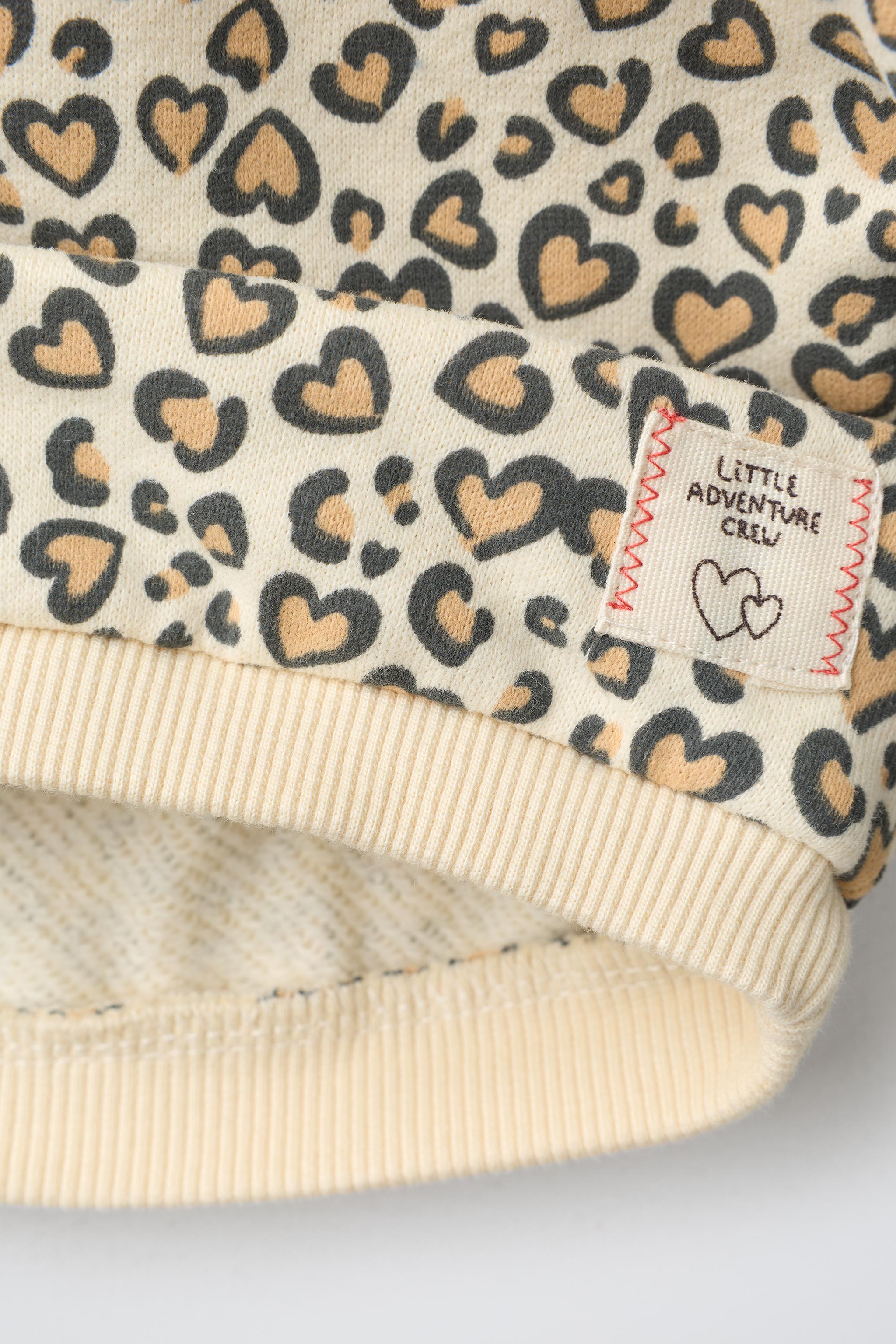 Детские свитеры Zara ANIMAL PRINT SWEATSHIRT AND LEGGINGS SET — фото 4
