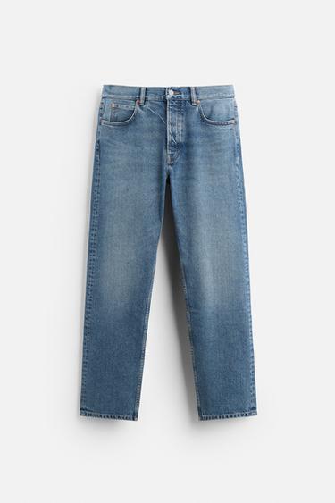ДЖИНСИ STRAIGHT-FIT СТАНДАРТНОГО КРОЮ - Блакитний Zara