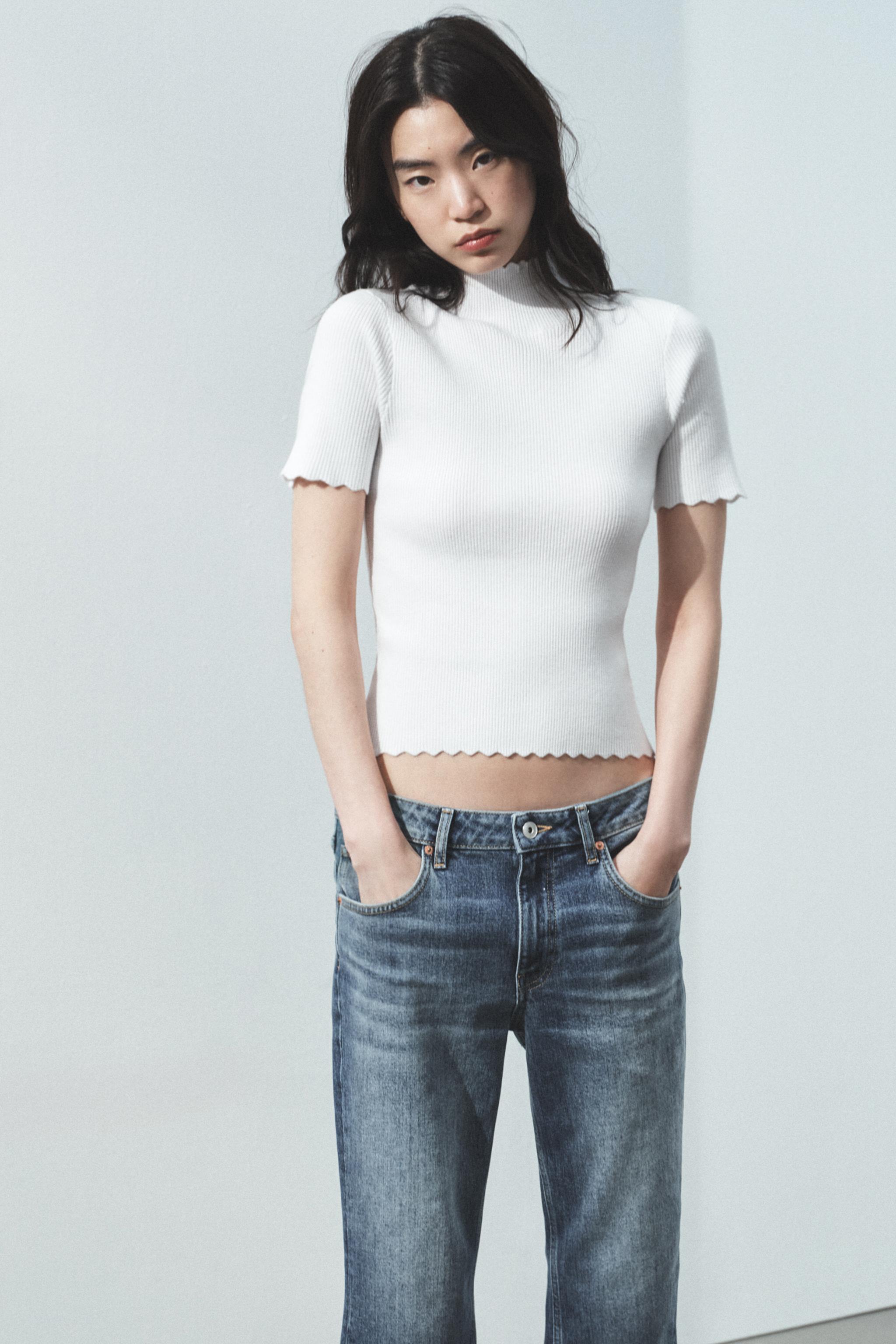 RIB KNIT TOP - White | ZARA United States