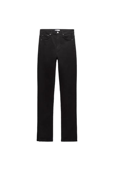 TRF HIGH-WAIST SPLIT HEM FULL LENGTH JEANS