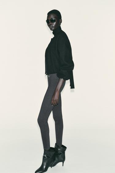 LEGGING À BOUTONS - Gris anthracite de Zara - Image 2