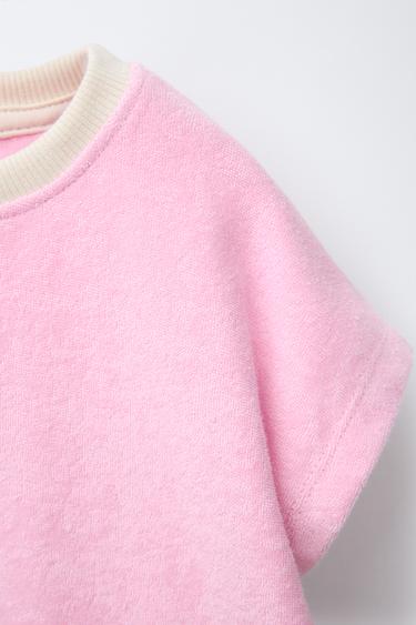 ENSEMBLE SERVIETTE T-SHIRT ET BERMUDA - Rose de Zara - Image 2
