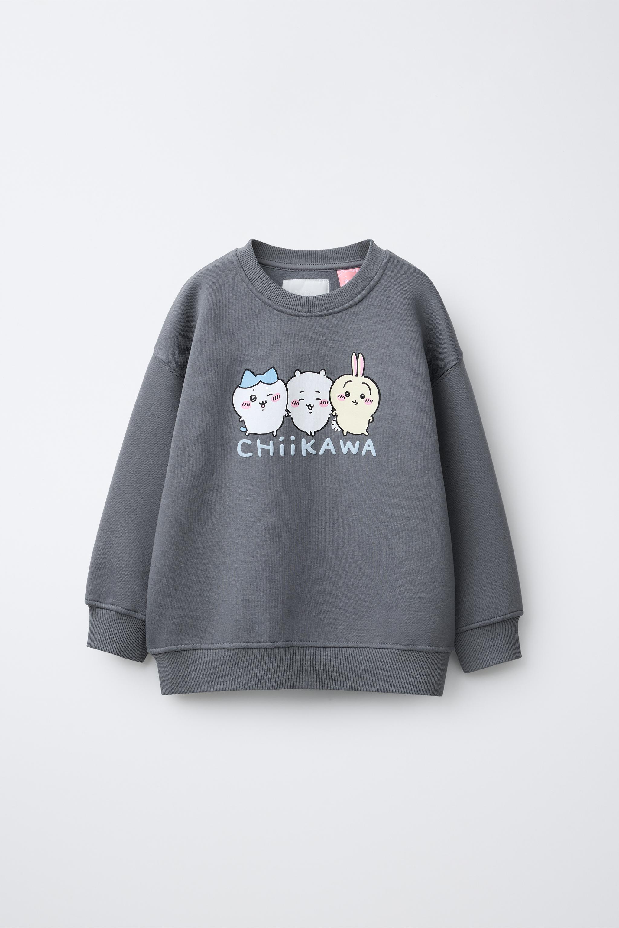 ちぃ〜 CHIIKAWA © NAGANO SWEATSHIRT - Gray | ZARA Canada