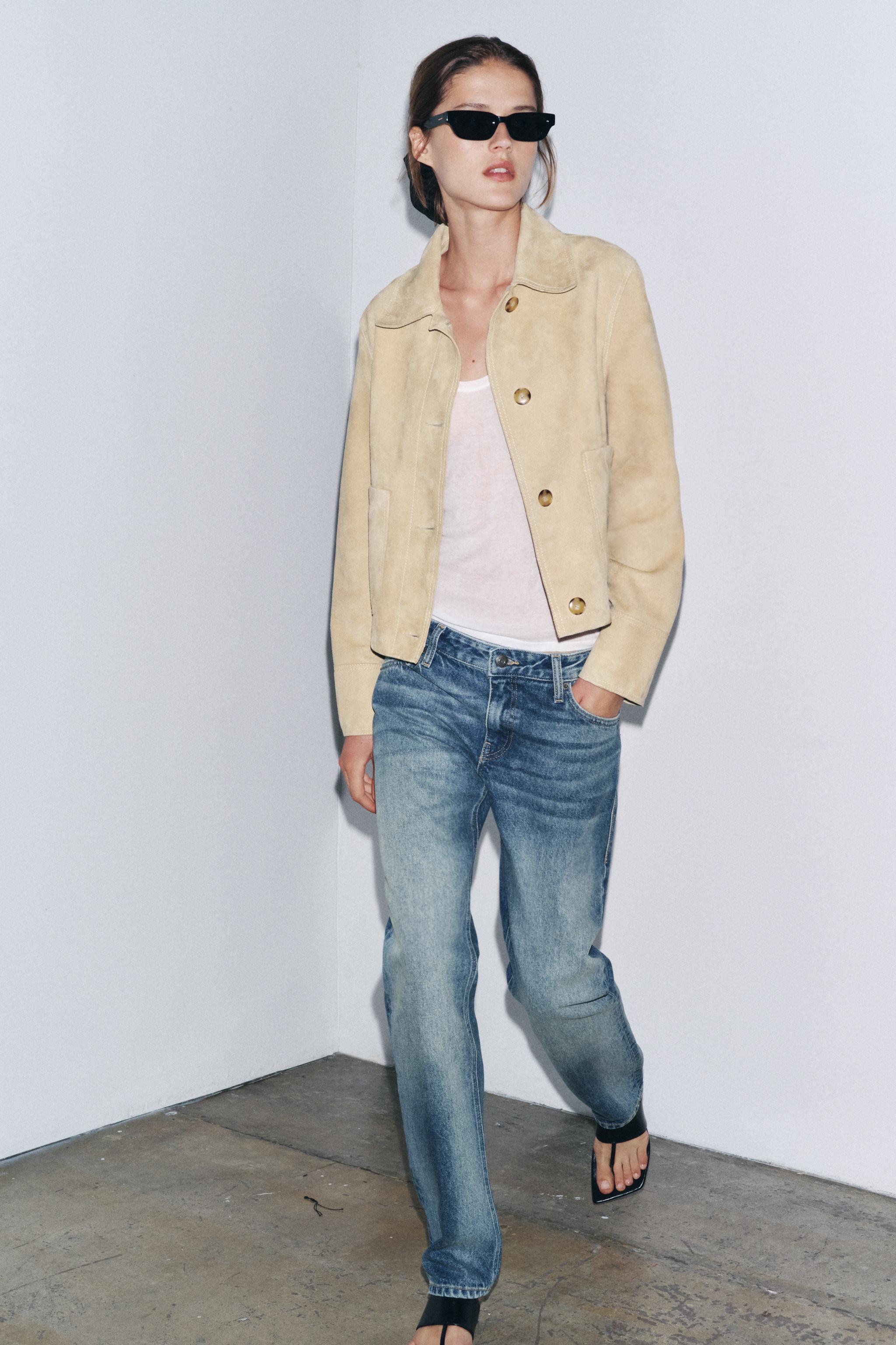 ZARA】フェイクスエード ジャケット (ZARA/レザージャケット