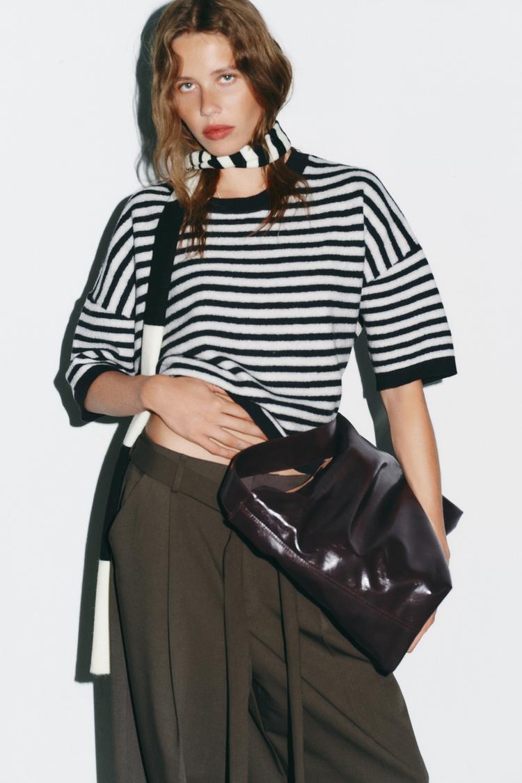 MAXI SHOPPER BAG Brown ZARA Canada