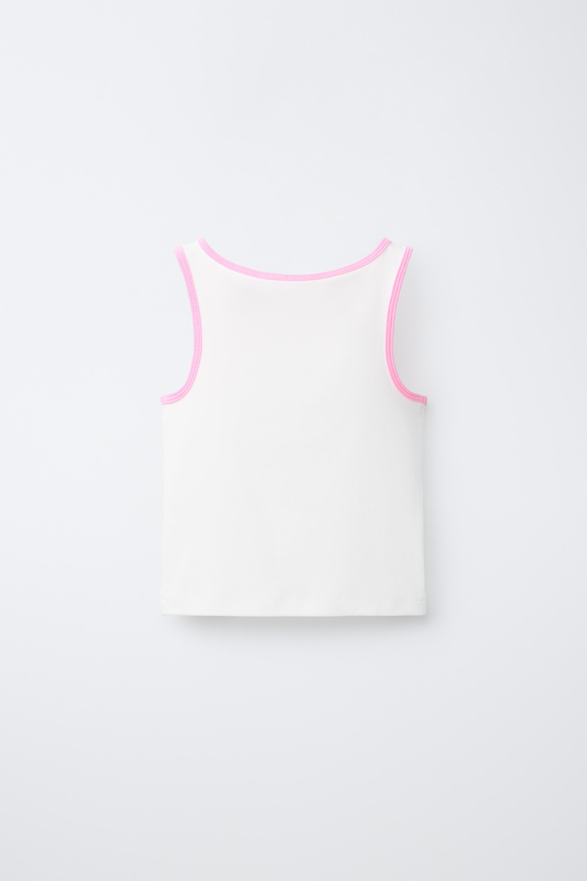 Детские топы Zara PRINTED SLEEVELESS TOP — фото 3