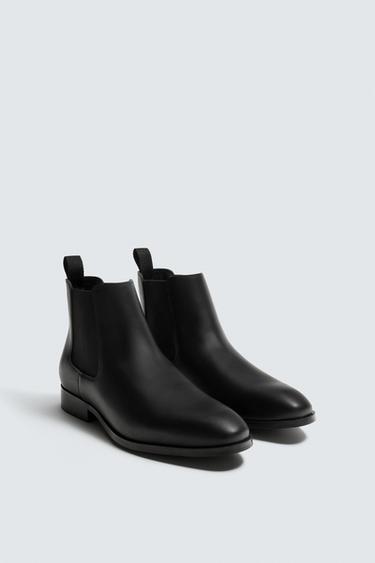 POINTED CHELSEA BOOTS - Black by Zara