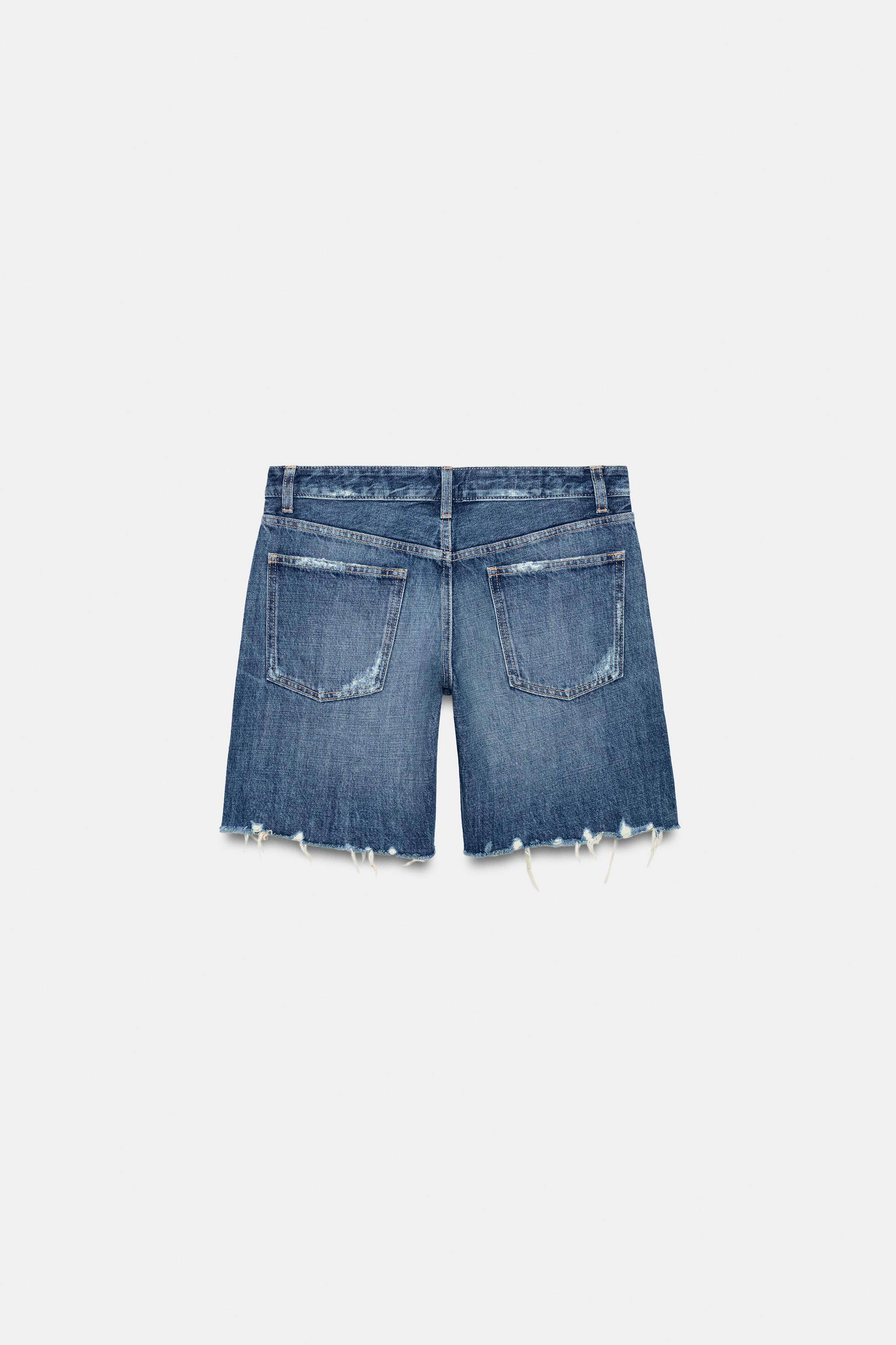 TRF ORTA BEL DENIM BERMUDA - Görsel 6