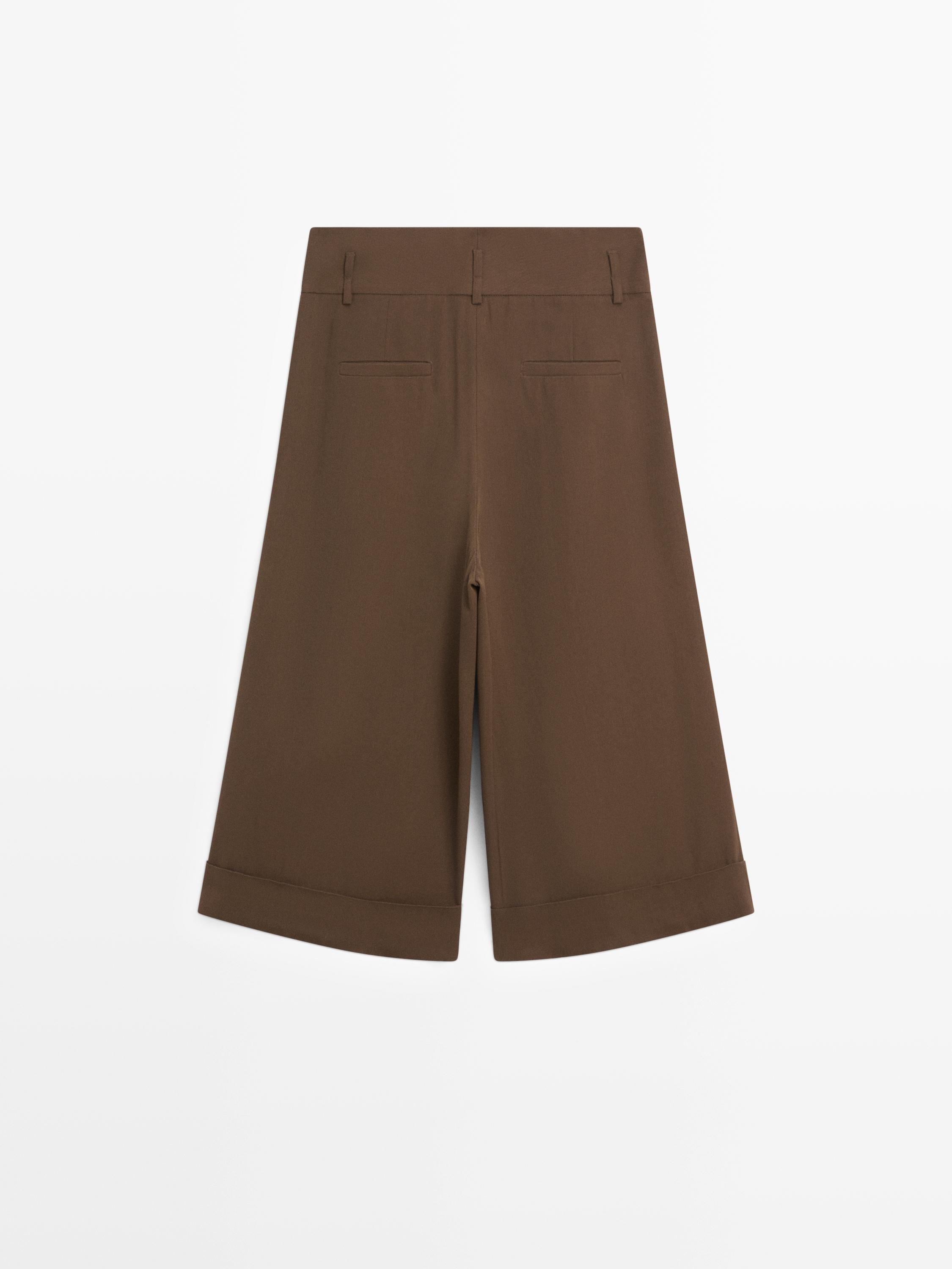 Bermuda long avec ourlet