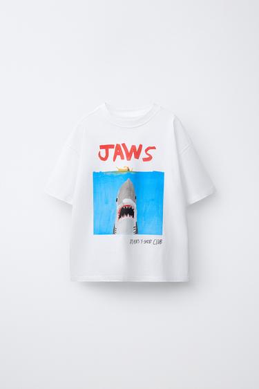 CAMISETA ILUSTRACIÓN JAWS© X DYLAN´S T-SHIRT CLUB X ZARA - Branco de Zara