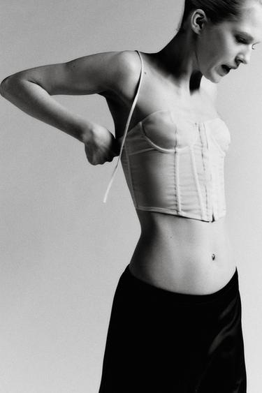 مشد بأسلاك وربطة - خَام الخاص بـ Zara - صورة 0