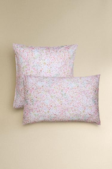 FLORAL PRINT PILLOWCASE - Pink by Zara - Image 0