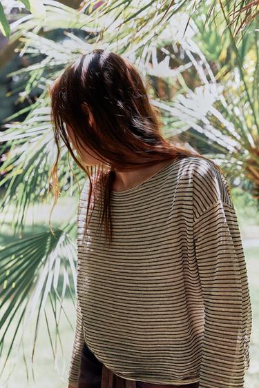 FINE KNIT STRIPED JUMPER - Stripes by Zara