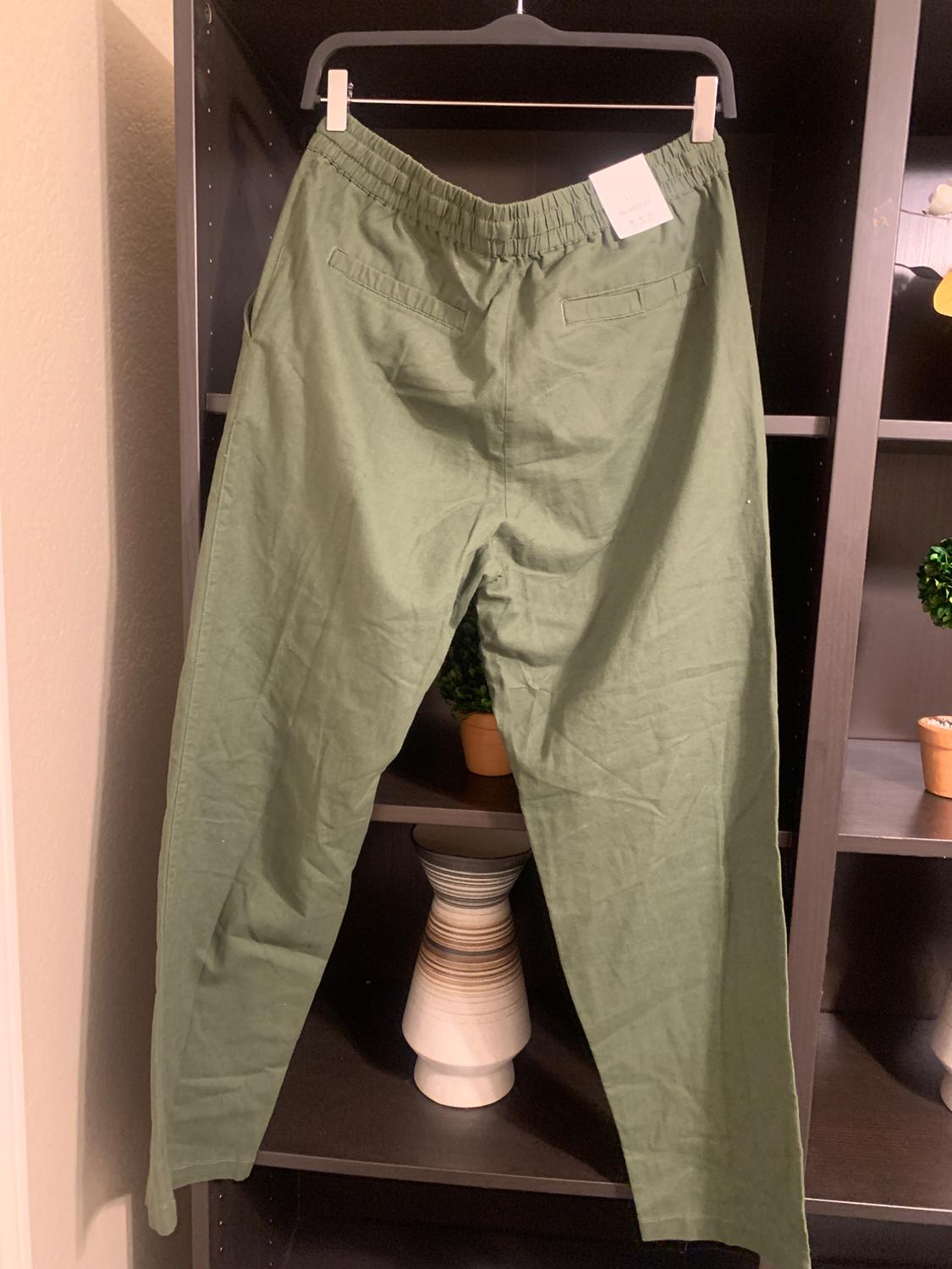 PANTALÓN RELAXED FIT ALGODÓN - LINO - Image 3