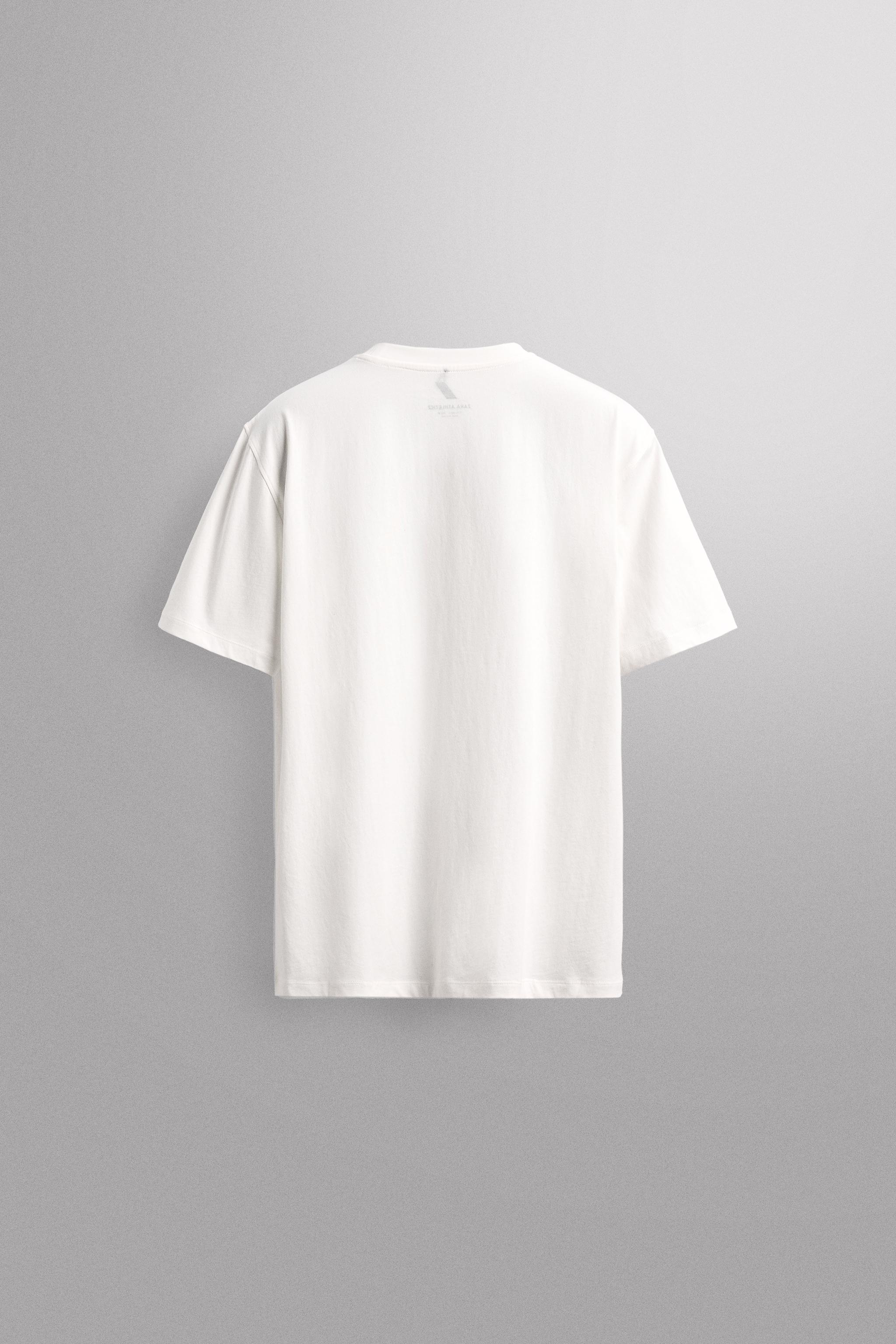 BASIC COTTON TRAINING T-SHIRT - White | ZARA United States