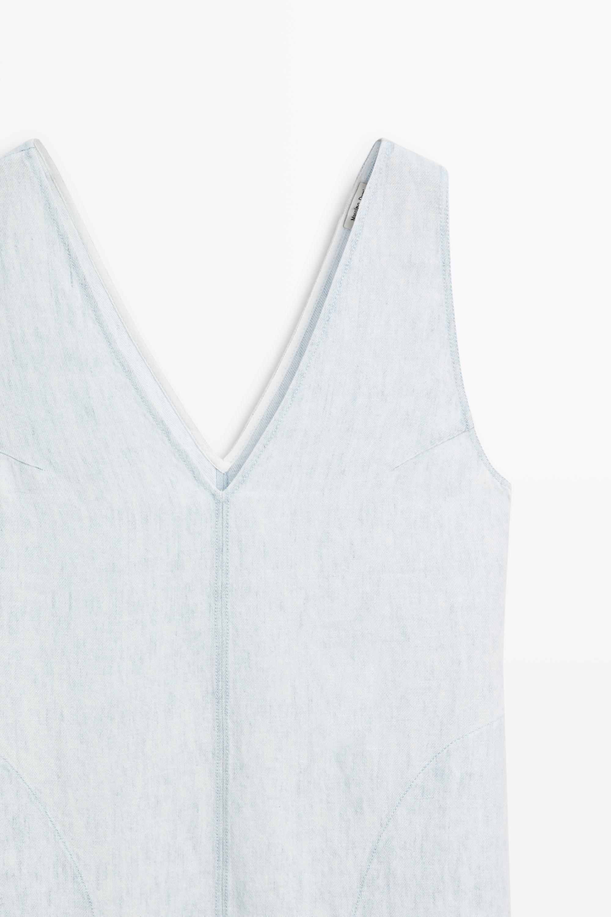 100% Linen Midi Dress - STUDIO