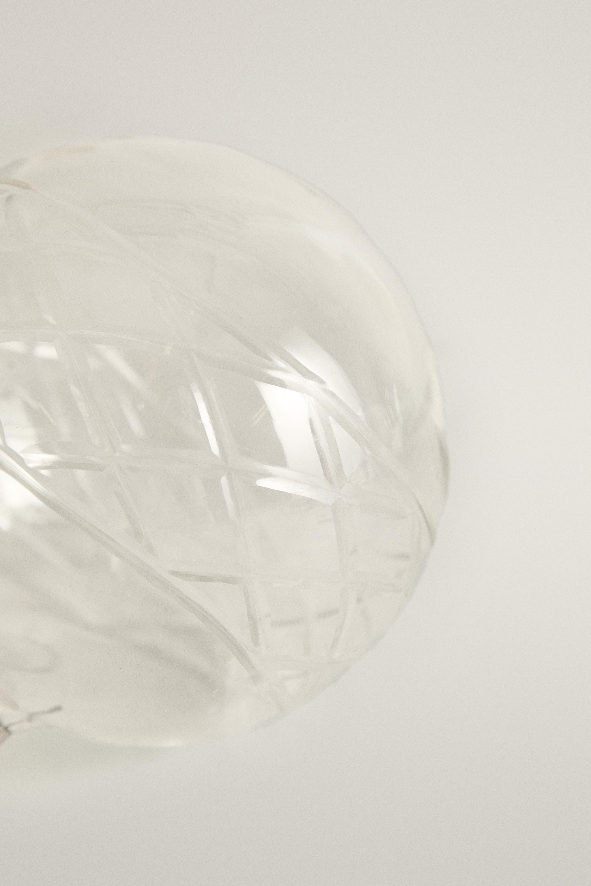 CARVED CRYSTAL CHRISTMAS TREE ORNAMENT
