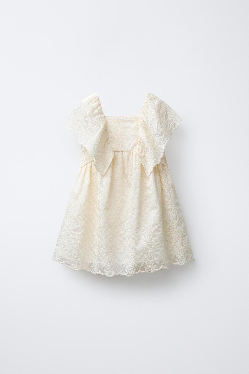 embroidered butterfly dress Petite Amalie Embroidered Butterfly Dress main image 0