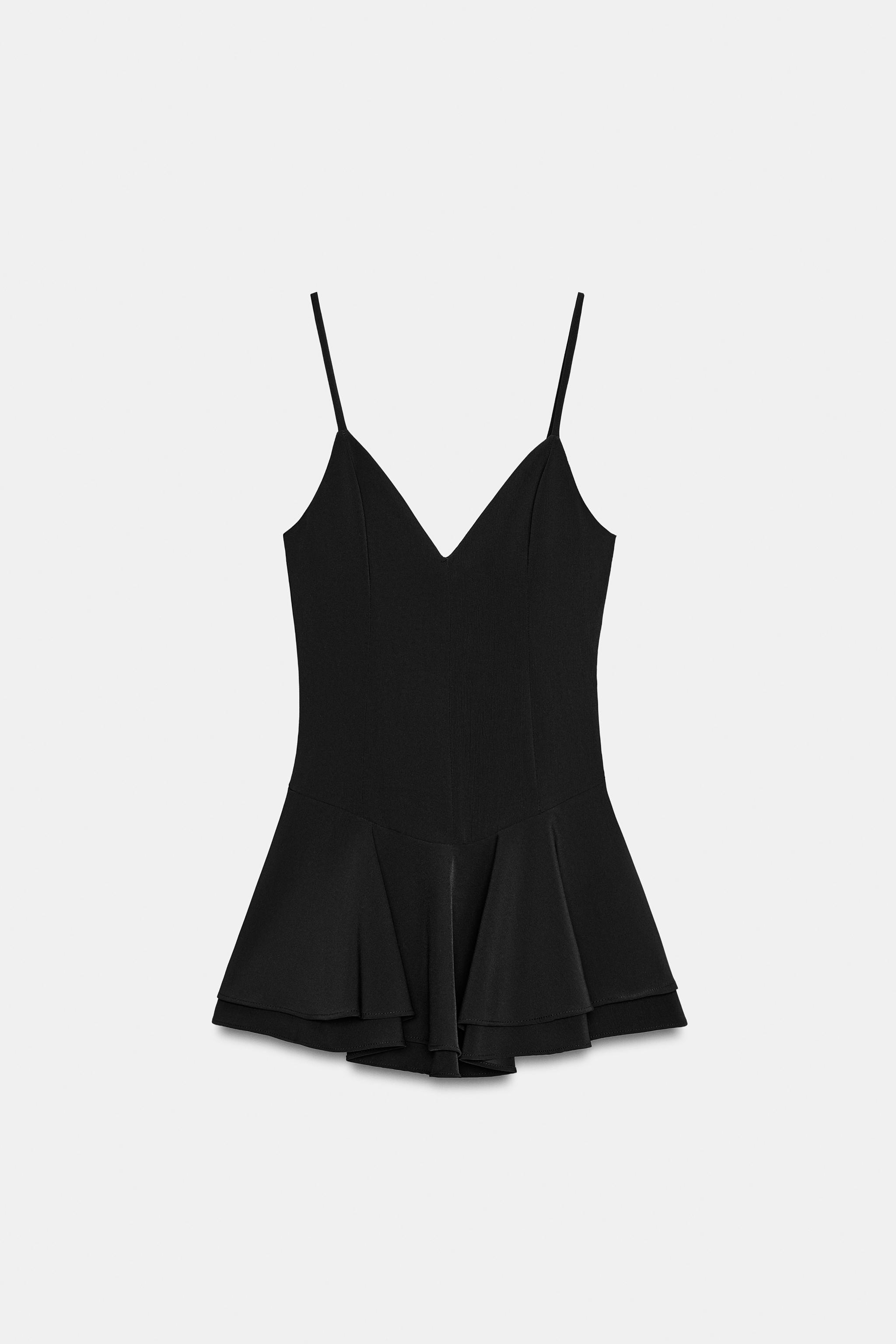 ROBE COMBINAISON COURTE À POIS