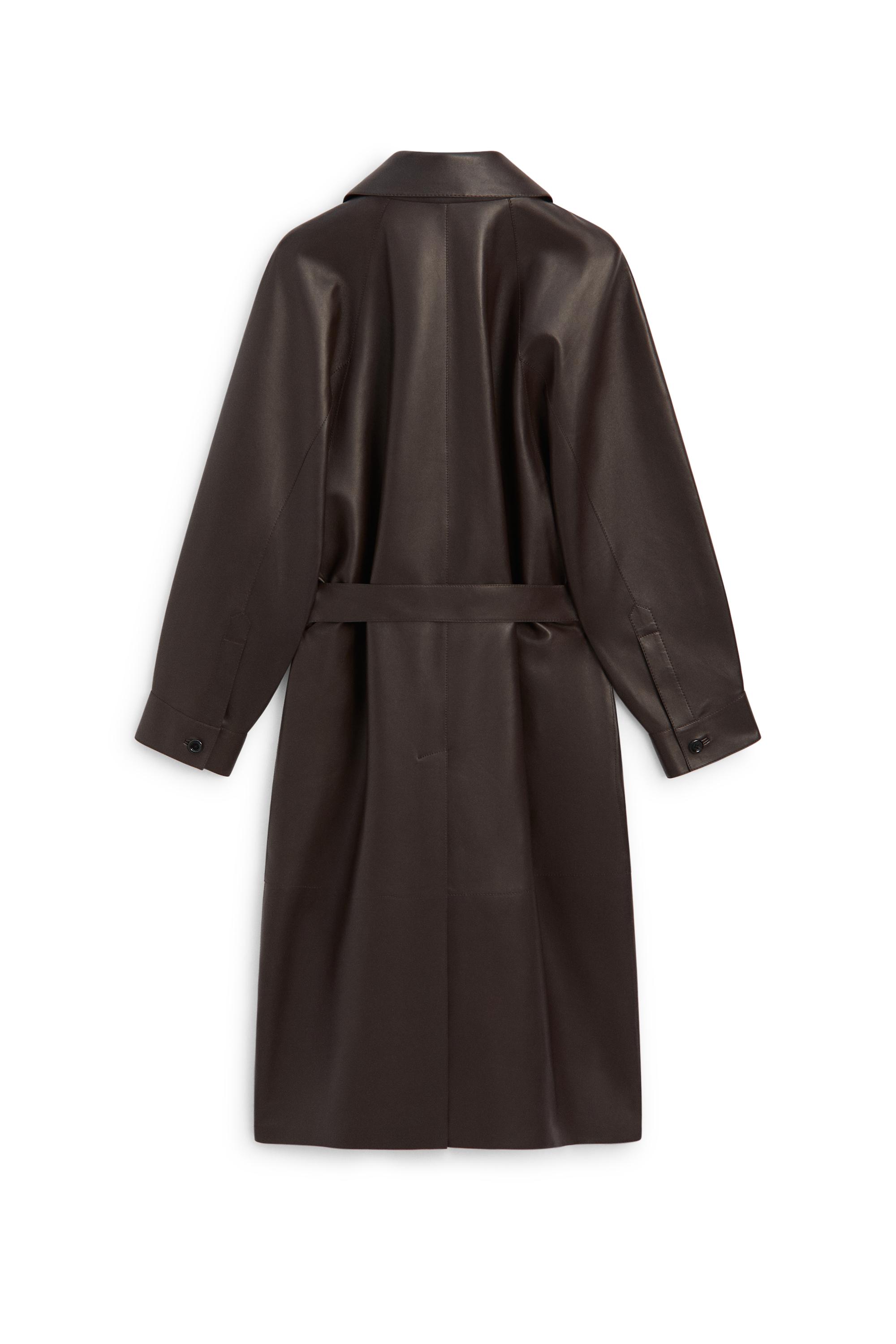 Trench long ceinture cuir nappa - LIMITED EDITION