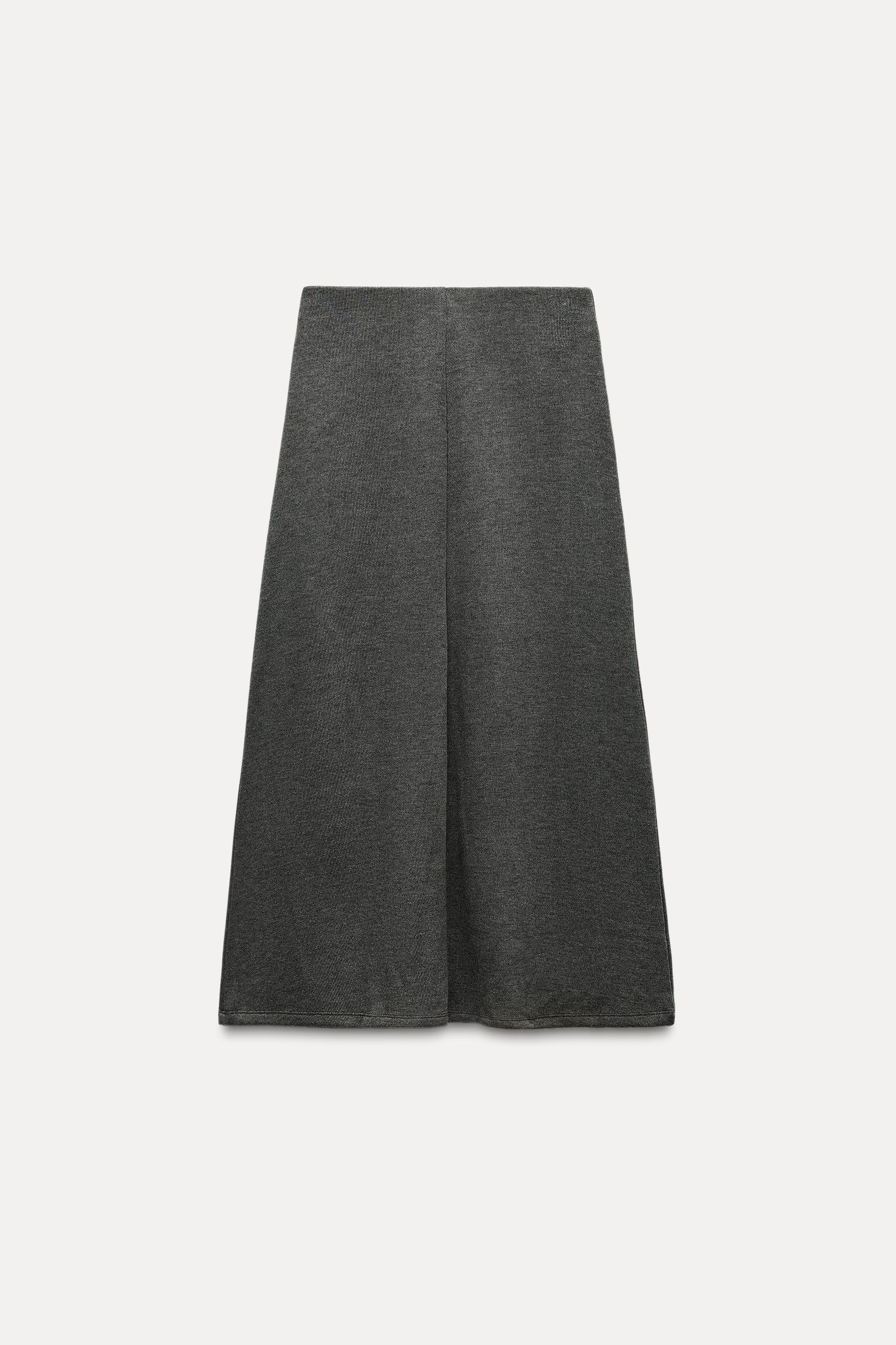 ワンピース THE ROW Women Mid Skirts 7812Y688 DGM GREY SOFT MIDI SKIRT - Mink marl | ZARA United States