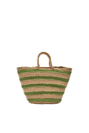 STRIPED TOTE BAG