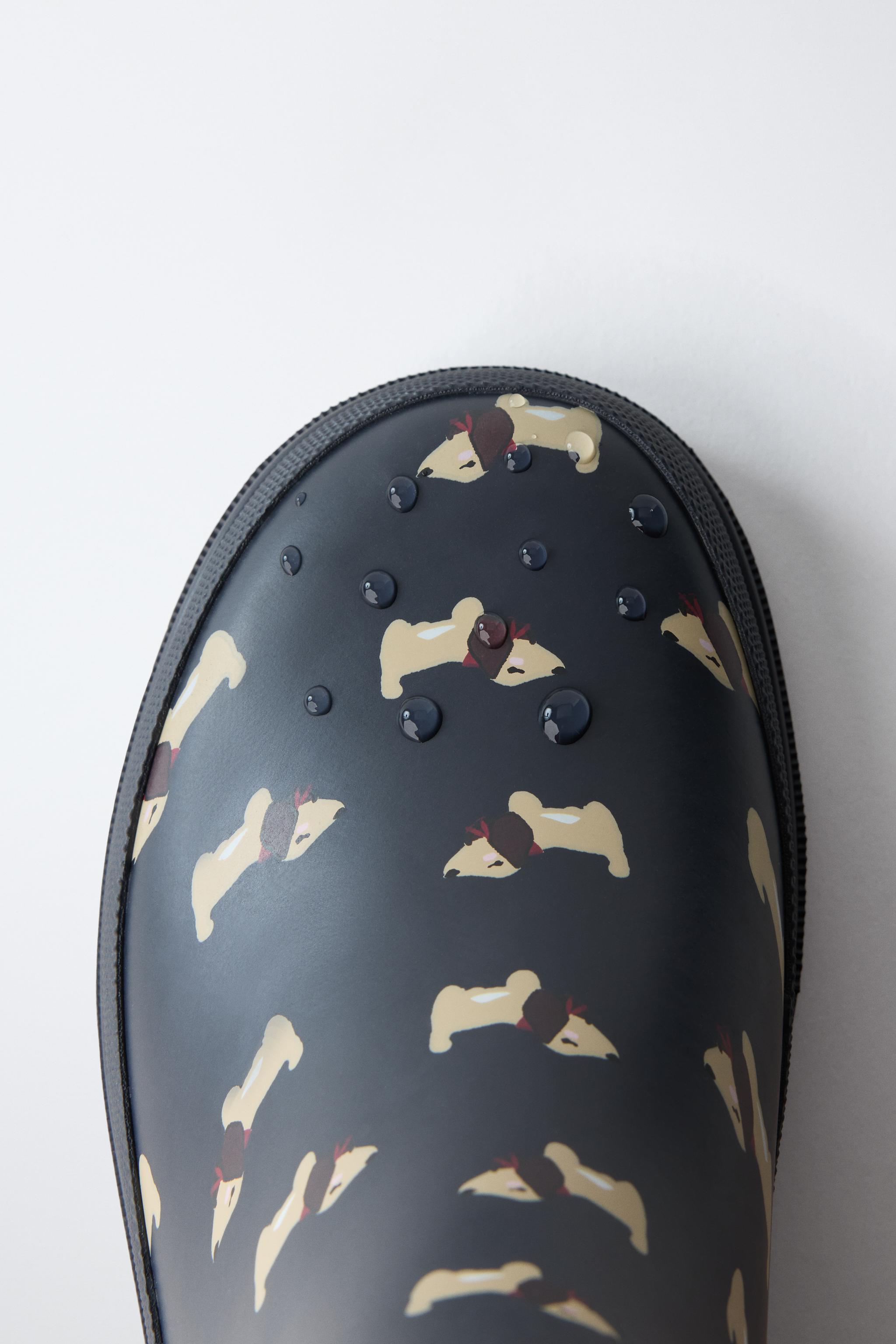 Детские ботинки Zara PUPPY PRINT RAIN BOOTS — фото 9