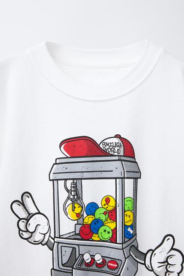 T-SHIRT IMPRIMÉ SMILEYWORLD ® - Blanc de Zara - Image 2