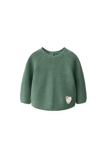 PURL-KNIT JUMPER - Green by Zara