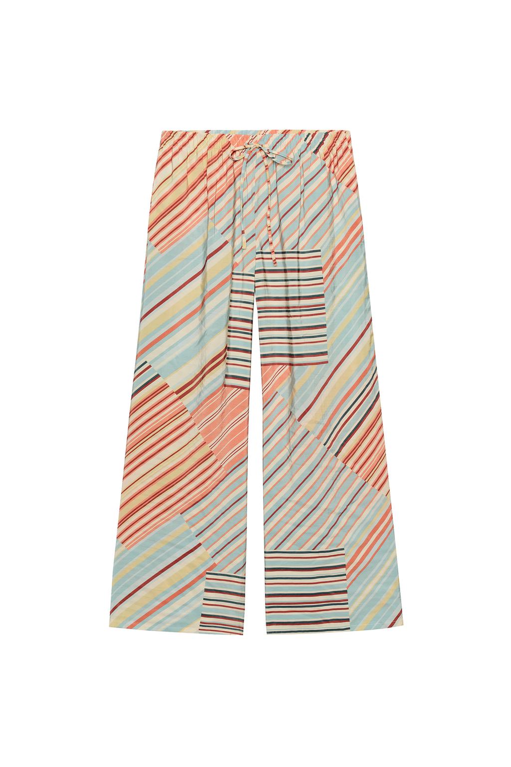 STRIPED WIDE LEG PANTS - image 3