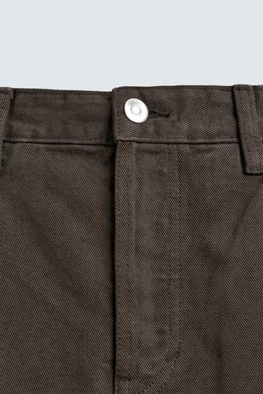 STRAIGHT-LEG JEANS - Brown by Zara - Image 9