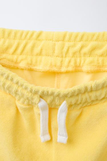 BERMUDA EFFET SERVIETTE - Jaune de Zara - Image 2