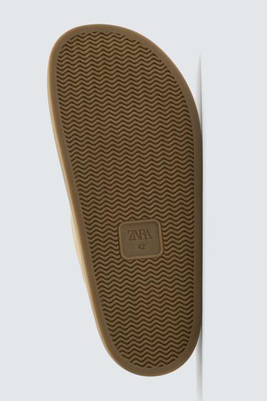 SABOTS EN CUIR - Beige de Zara - Image 6