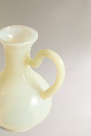 BOROSILICATE GLASS SOY SAUCE JUG WITH LID - Yellow by Zara - Image 2
