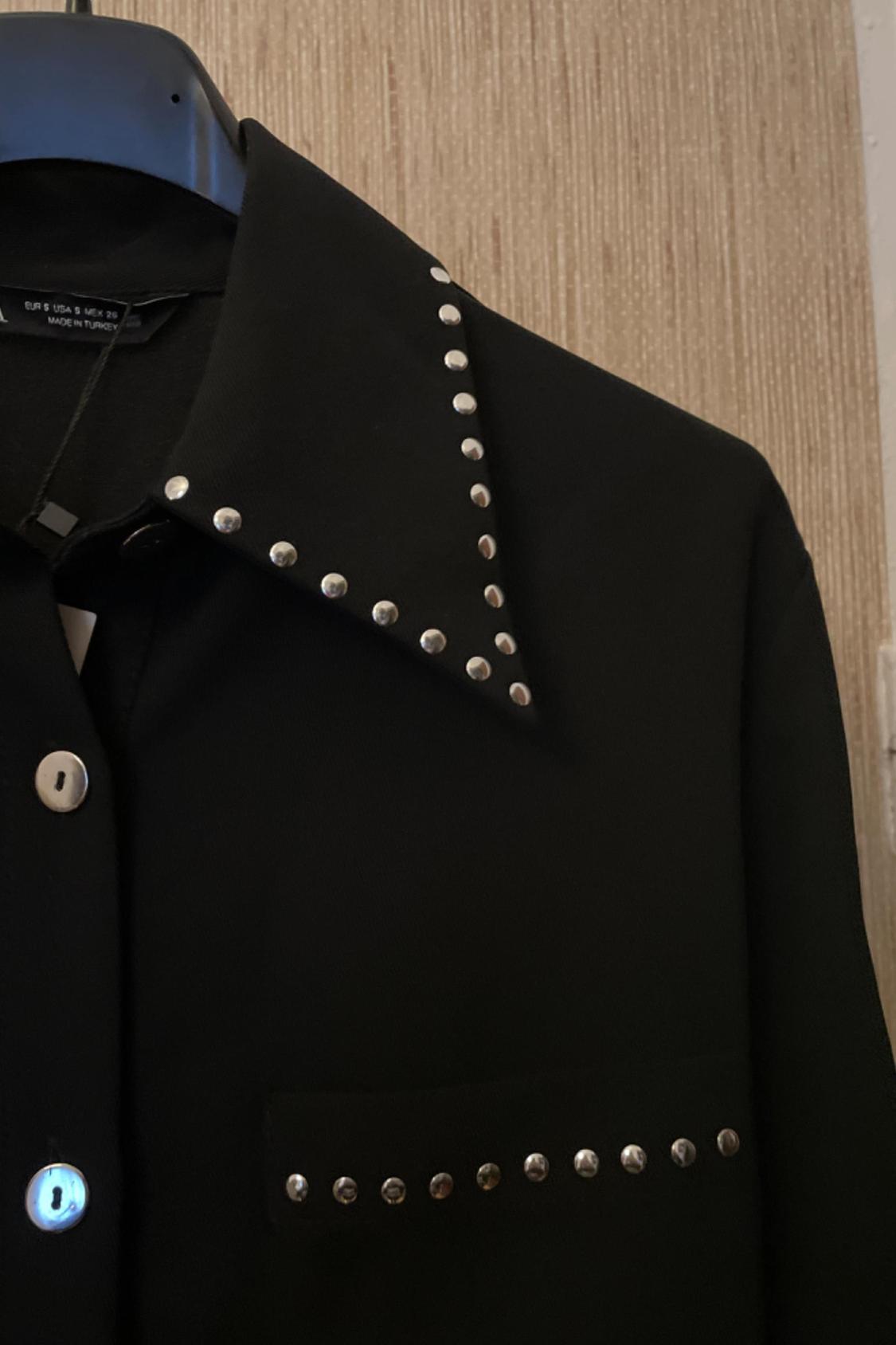 STUDDED SHIRT DRESS - Image 3