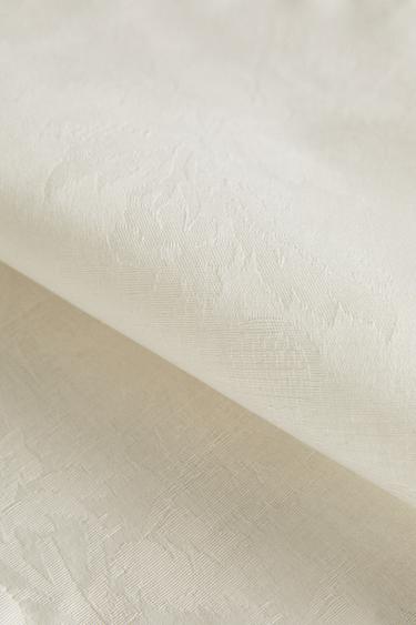 SET DE TABLE JACQUARD ROSES - Blanc de Zara - Image 3