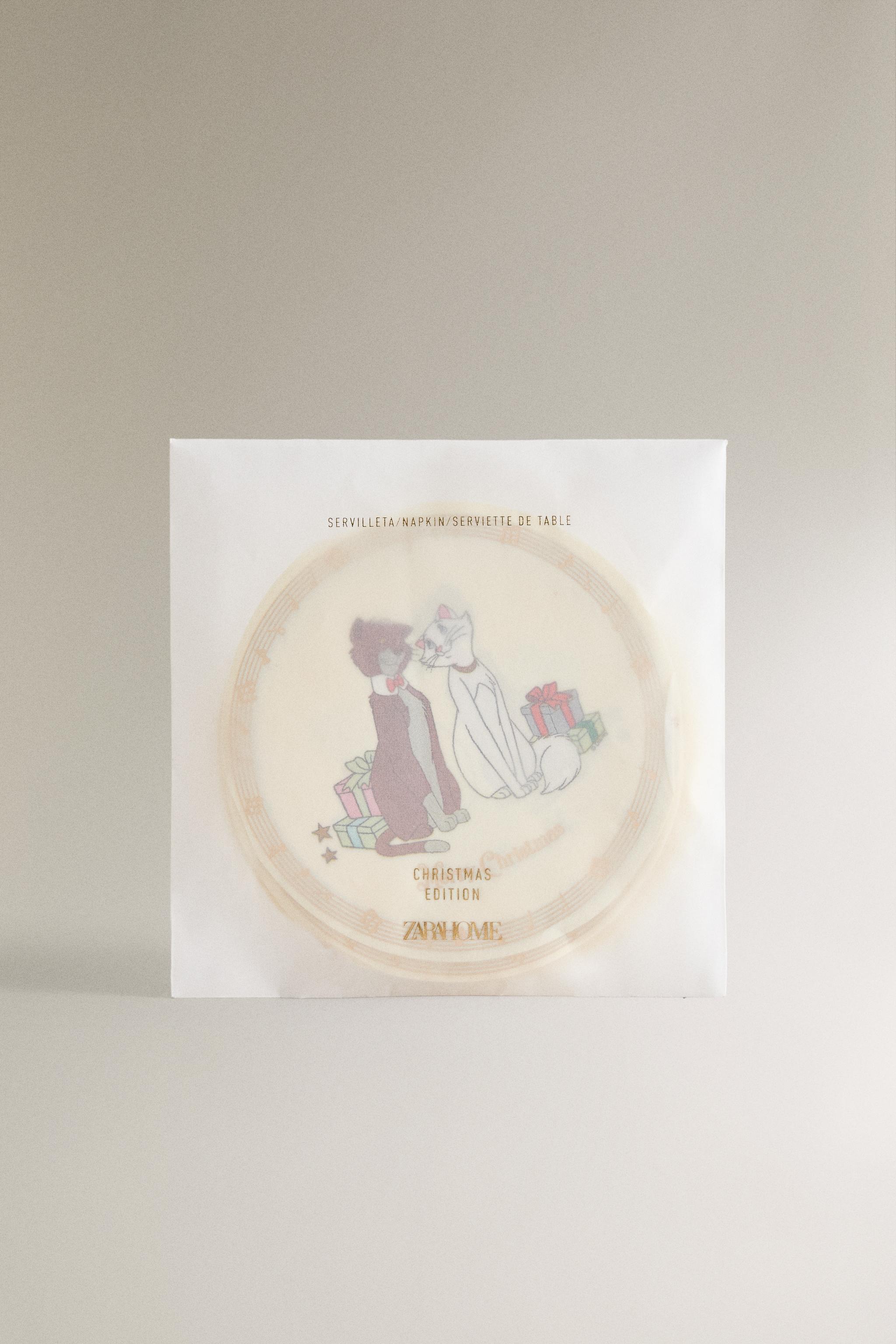 SET OF CHILDREN'S CHRISTMAS PAPER NAPKINS THE ARISTOCATS ©DISNEY  (SET OF 20)