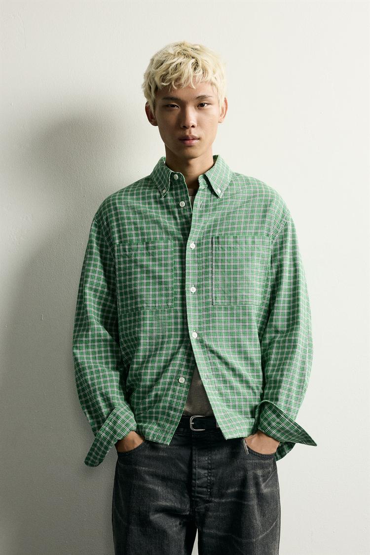 RELAXED FIT CHECK SHIRT