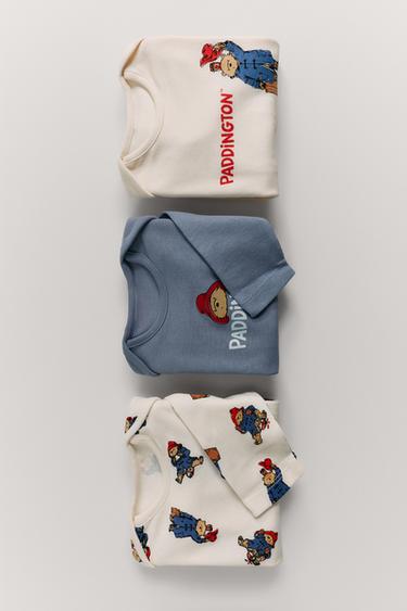 3-PACK PADDINGTON™ BODYSUITS - Ecru by Zara