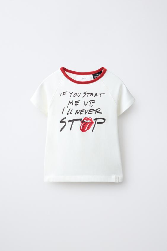 CAMISETA ESTAMPADA ROLLING STONES © - Blanco de Zara - Imagen 0
