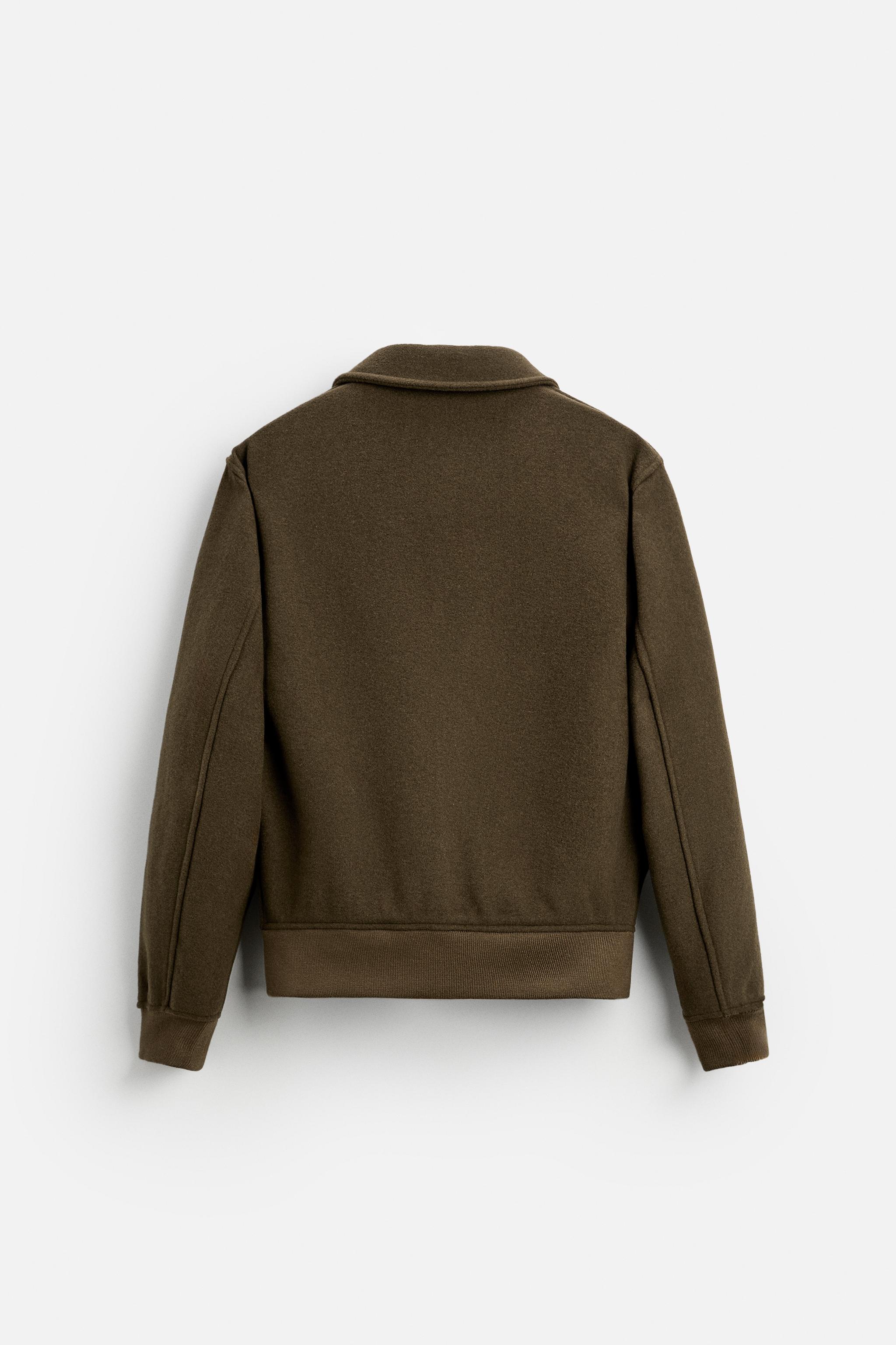コントラストウールジャケット - ゴールデンブラウン | ZARA