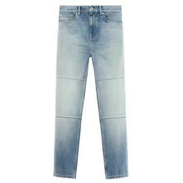 Zaras JEANS STRAIGHT FIT MED SÖMMAR - Ljusblå