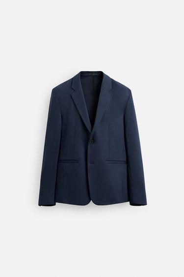 COMFORT SLIM FIT BLAZER - Blue by Zara