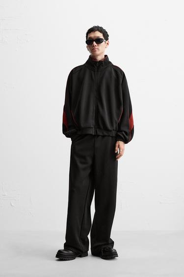 RETRO VOETBALBROEK - Zwart van Zara - Afbeelding 0