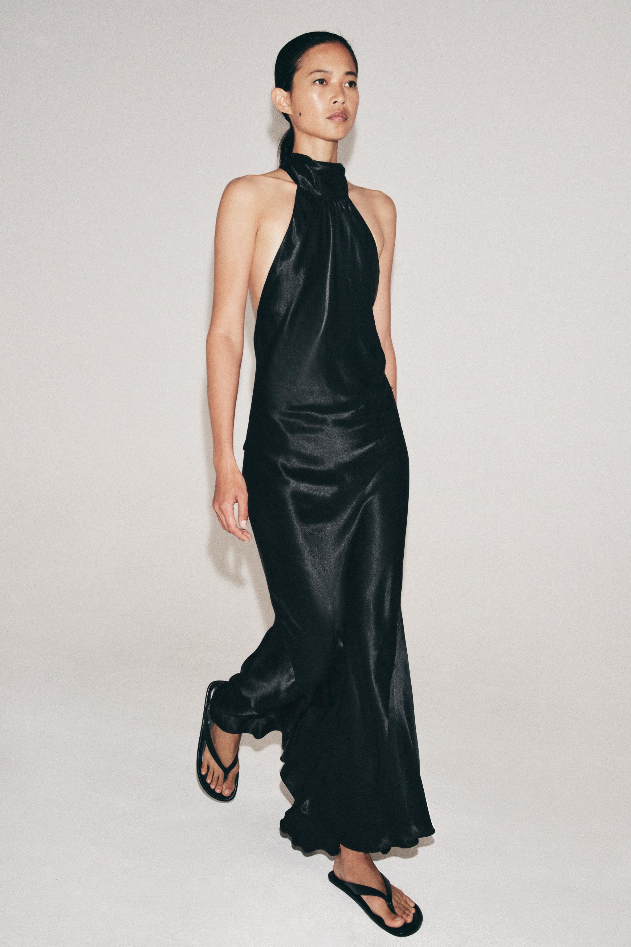 ROBE HALTER SATINÉE ZW COLLECTION