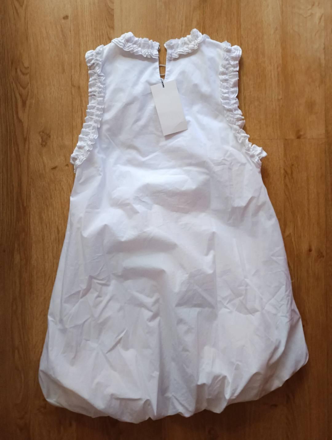 POPLIN RUFFLED DRESS - Image 4