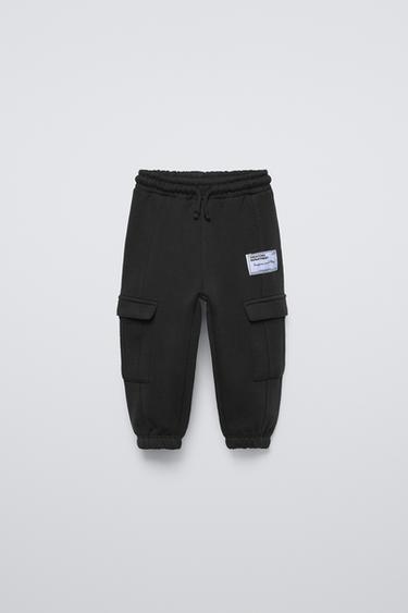 PLUSH JOGGERS - Black by Zara - Image 0